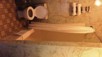 Ensemble douche/baignoire, baignoire relaxante profonde, sĂšche-cheveux