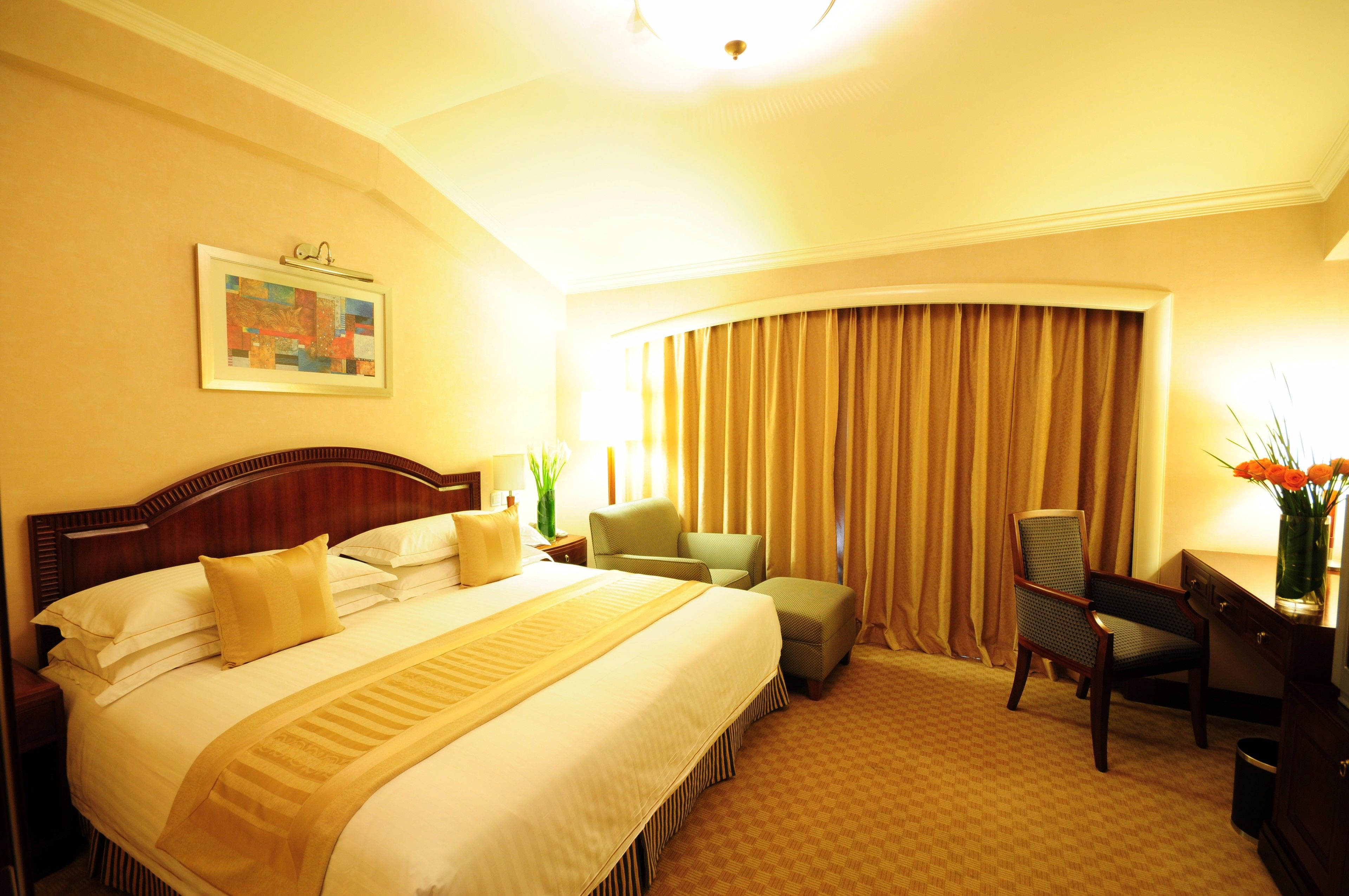 룸, 킹사이즈침대 1개, 장애인 지원 | 오리/거위털 이불, 필로우탑 침대, 미니바, 객실 내 금고