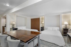 Suite, 2 Queen Size Beds, Accessible Bathtub, with Sofabed | Desk, blackout drapes, iron/ironing board, rollaway beds