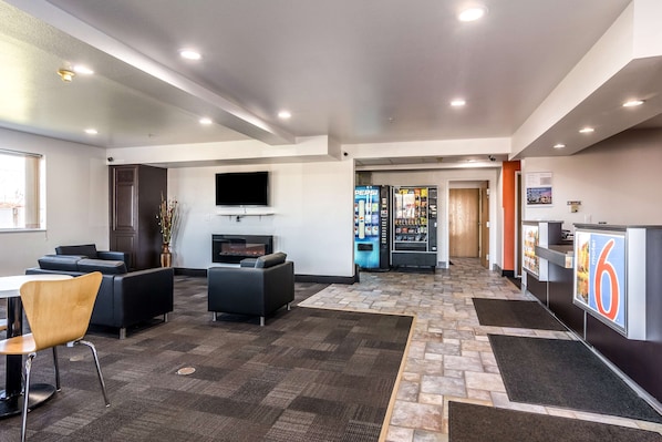 Sala de estar en el lobby