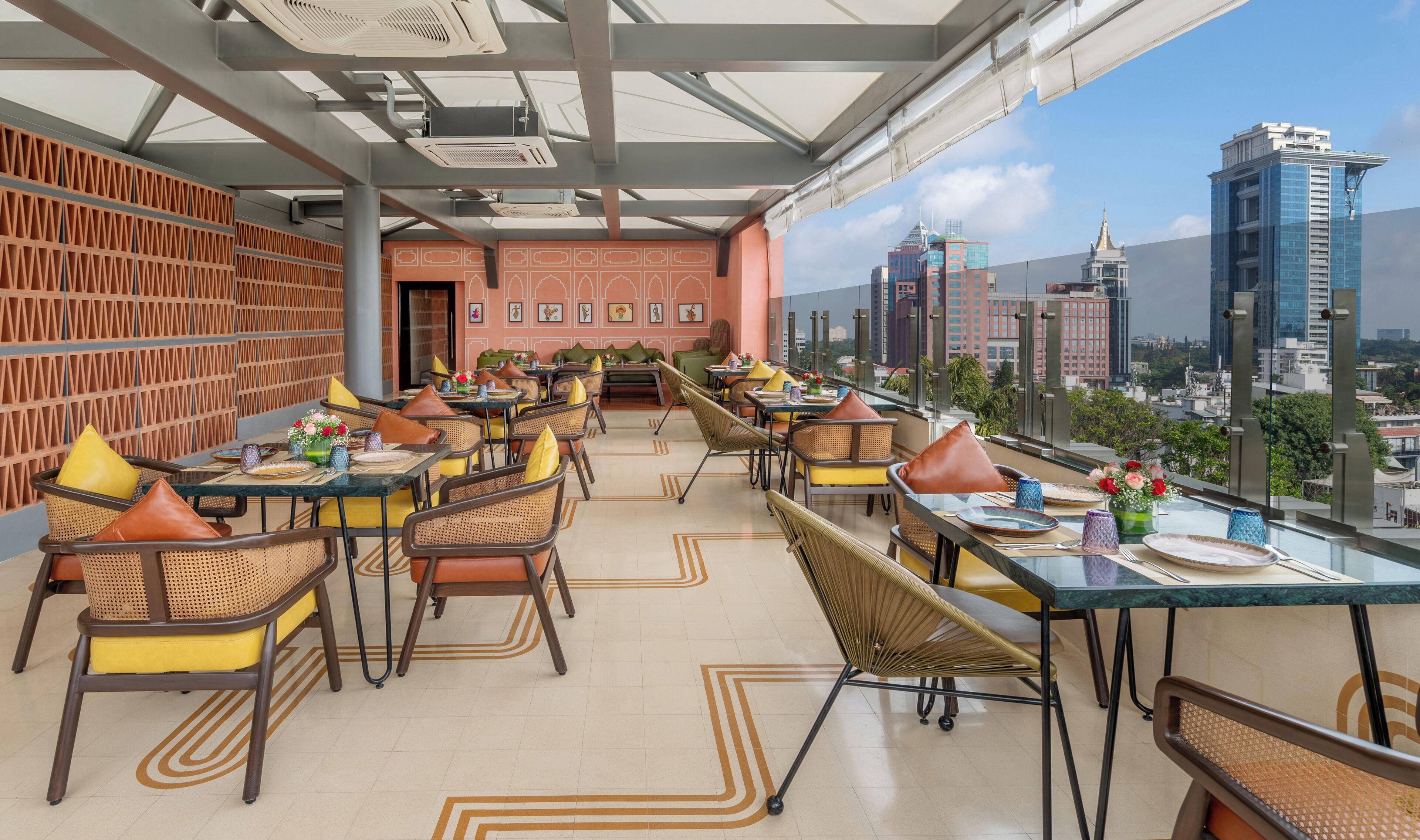 breakfast, lunch and dinner served