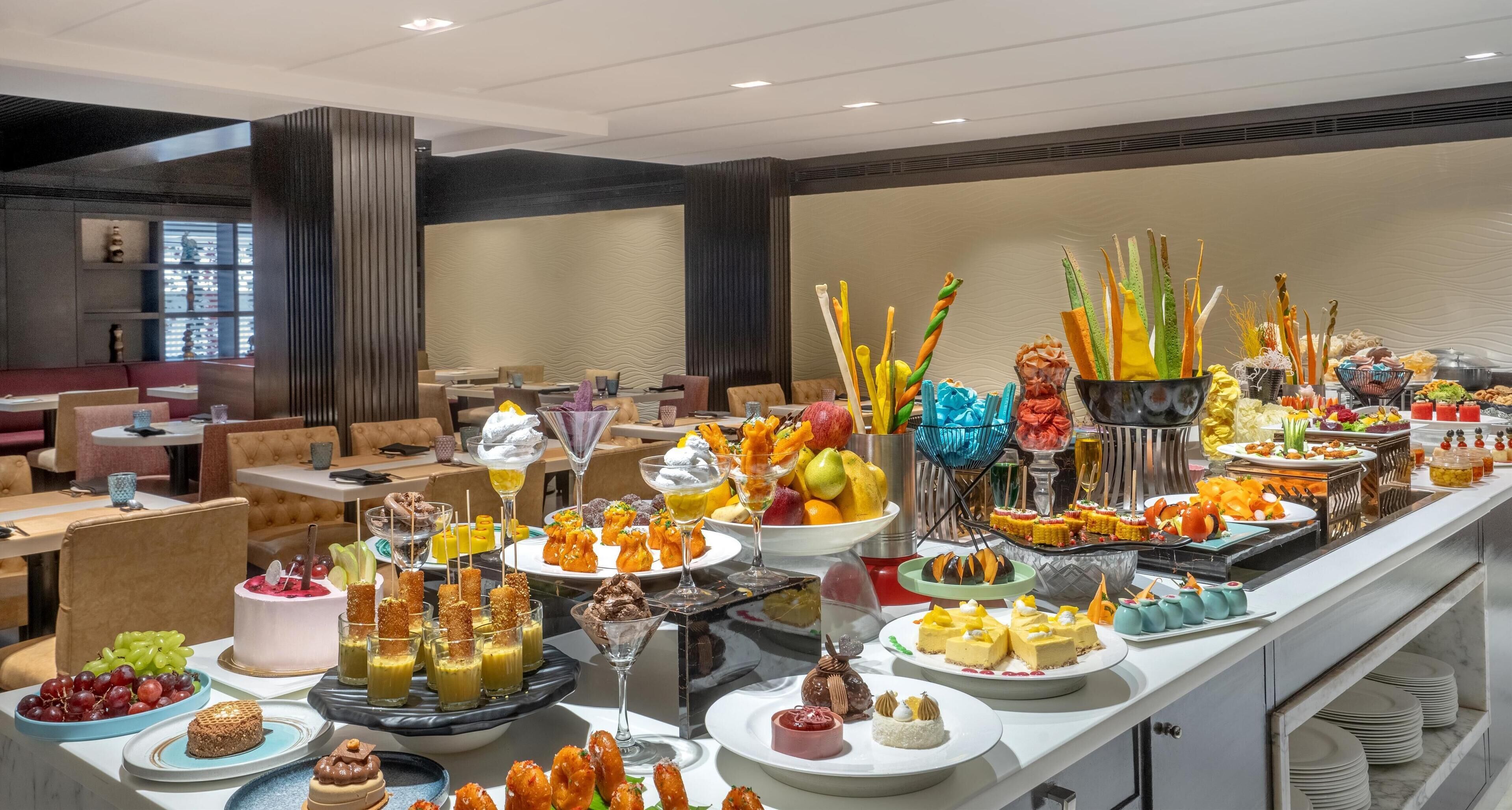 breakfast, lunch and dinner served