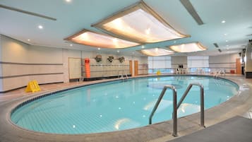 Indoor pool, outdoor pool