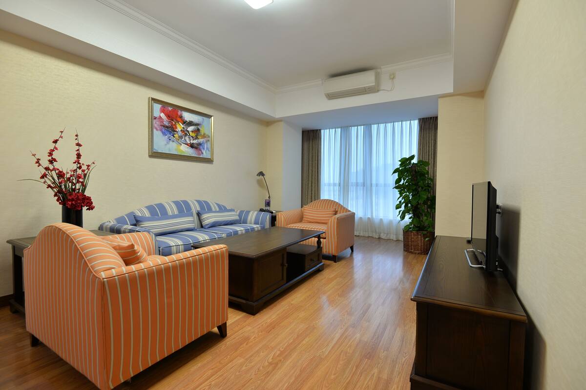 Selected 3 bedroom suite room | Living area | LCD TV