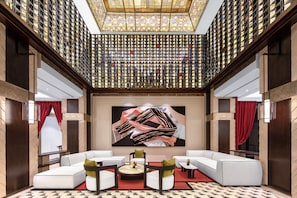 Àrea amb seients del vestíbul