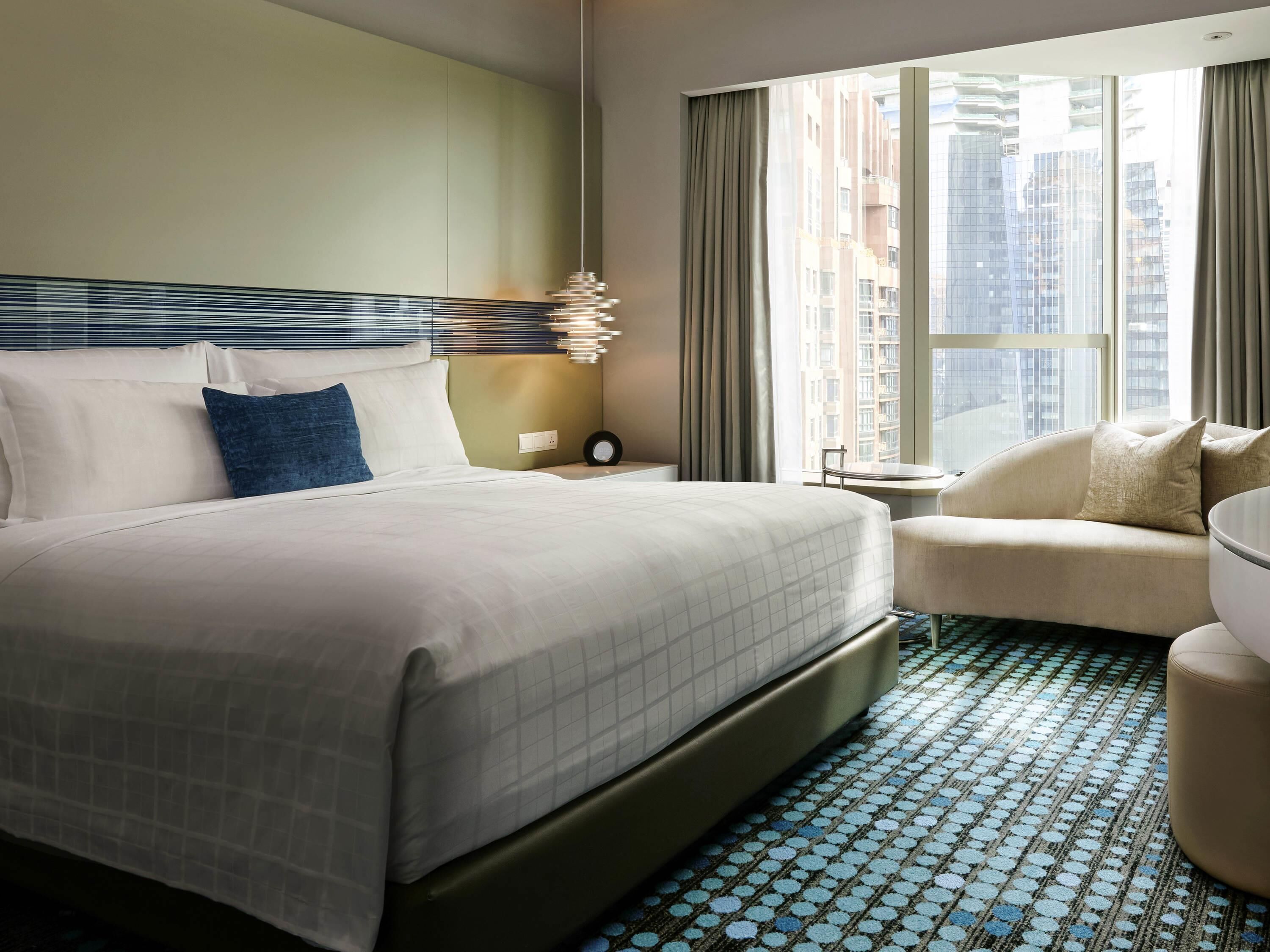 Habitación Premium, 1 cama King size | Ropa de cama hipoalergénica y minibar 