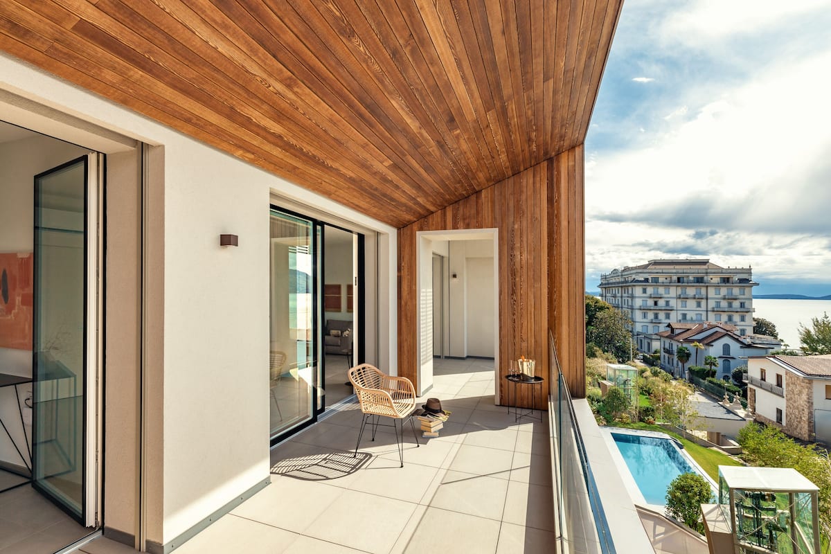 Deluxe-Apartment, 2 Schlafzimmer, Annex | Terrasse/Patio