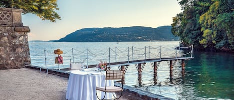 Plage, sable blanc, serviettes de plage