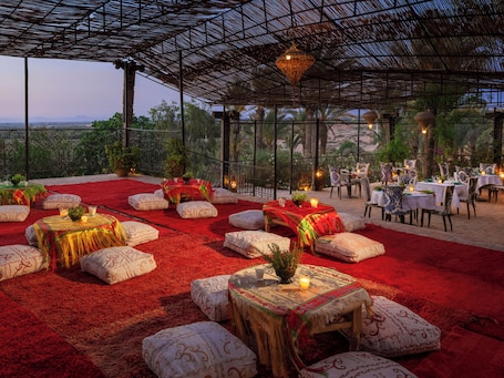 Exterior detail. Kasbah Agafay Hotel And Spa