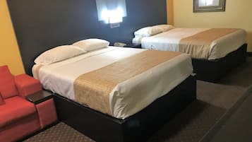 1 bedroom, pillow-top beds, desk, iron/ironing board