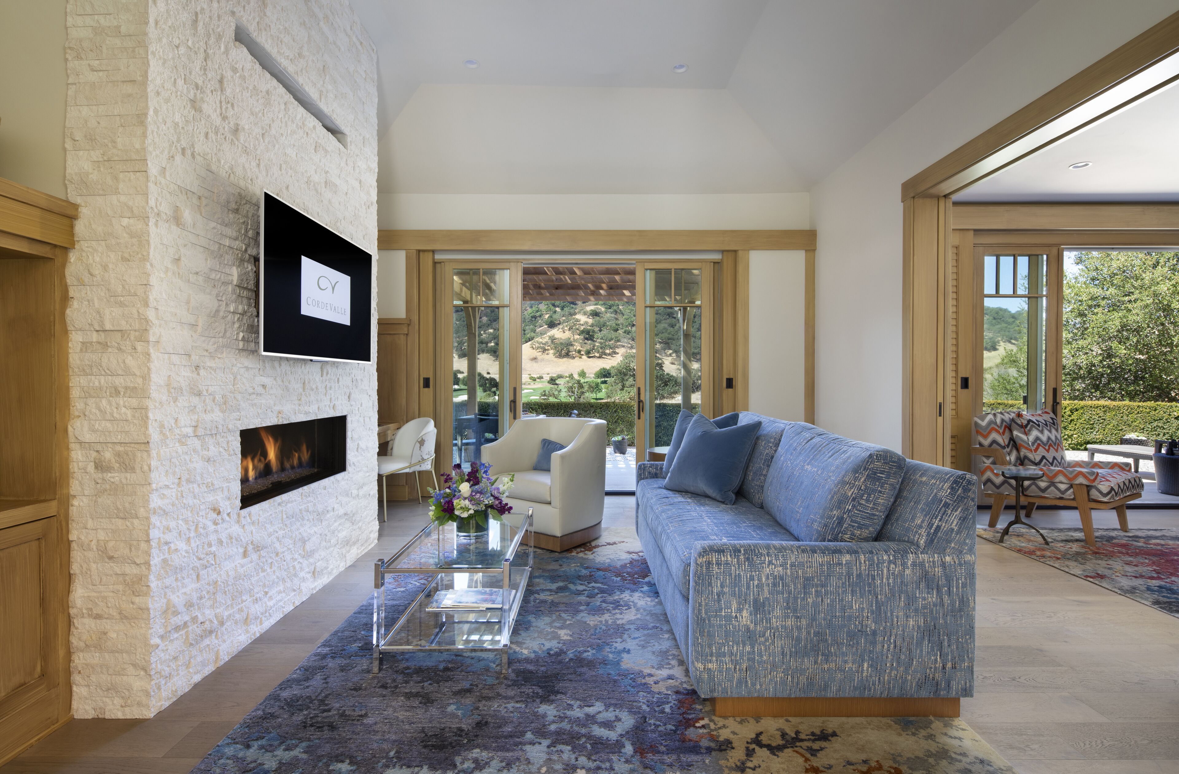 TV LED 55-inch có truyền hình kỹ thuật số, TV, lò sưởi 