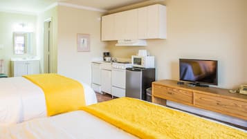 Pillow-top beds, desk, iron/ironing board, rollaway beds