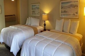 Pillow-top beds, desk, iron/ironing board, rollaway beds