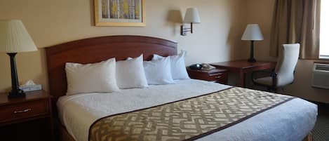 Standard Room, 1 King Bed | Desk, iron/ironing board, free WiFi, bed sheets