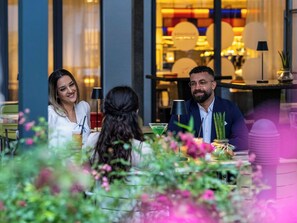 Daily buffet breakfast (EUR 25 per person)
