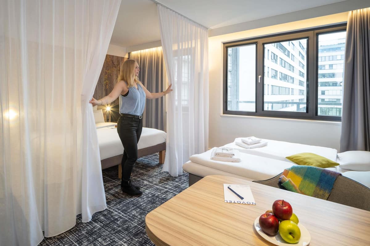 Family Suite, 1 King Bed with Sofa bed (Junior) | Premium bedding, in-room safe, desk, soundproofing