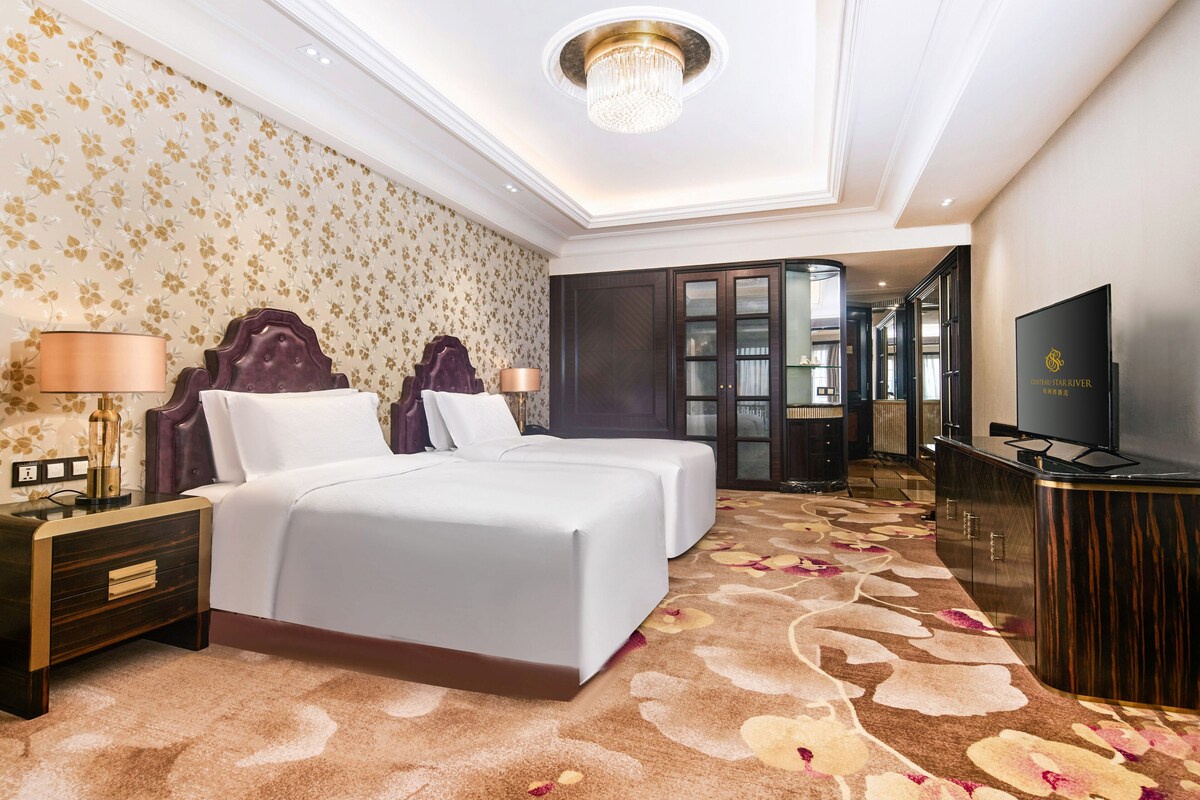 Literie de qualité supérieure, couette en duvet d'oie, minibar
