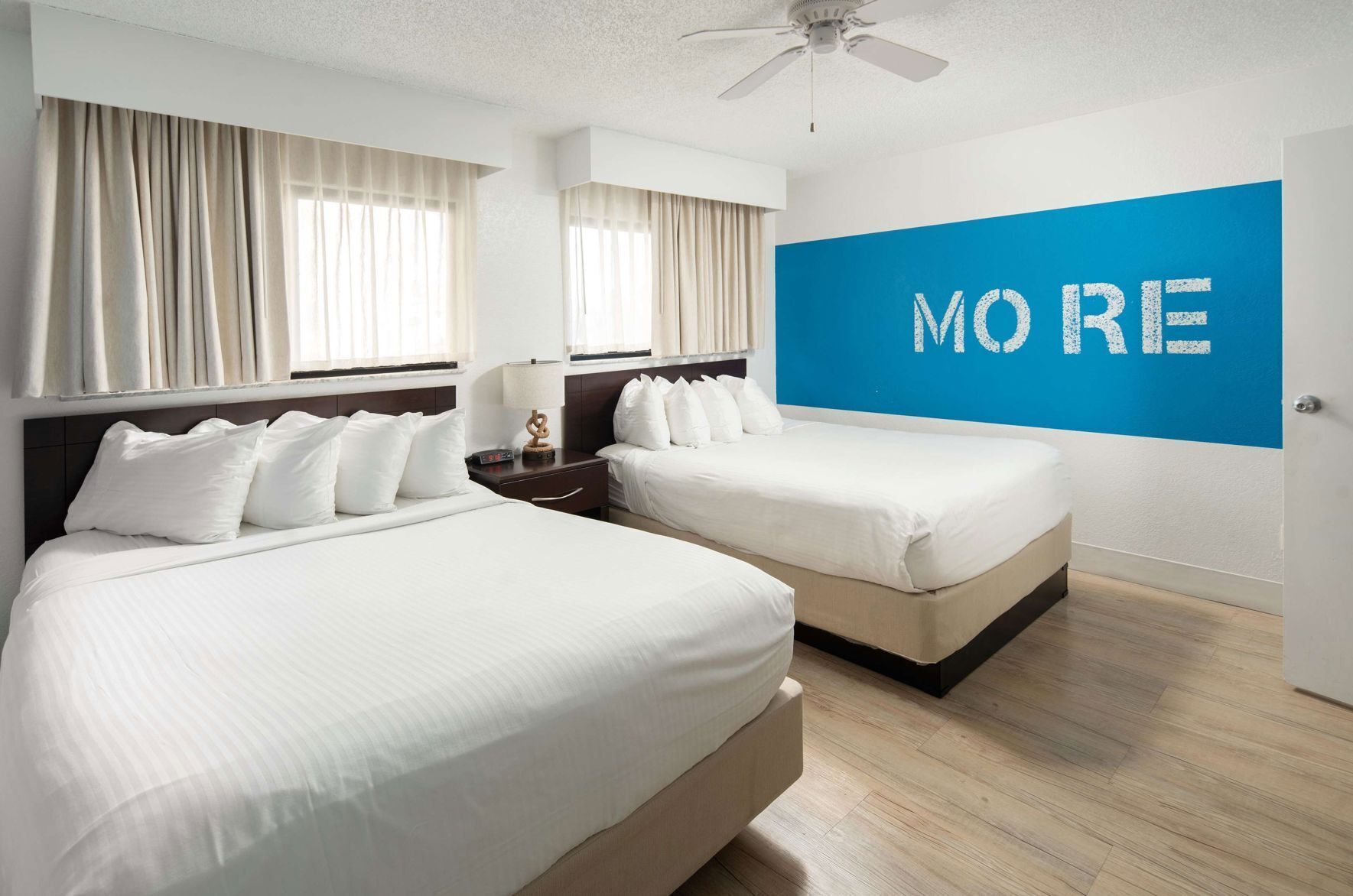 Hypo-allergenic bedding, in-room safe, desk, laptop workspace