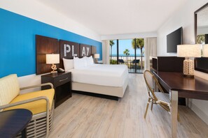 Room, 1 King Bed, Oceanfront | In-room safe, desk, laptop workspace, soundproofing