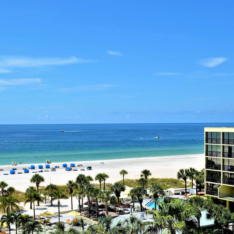 On the beach, beach cabanas, beach volleyball, 2 beach bars