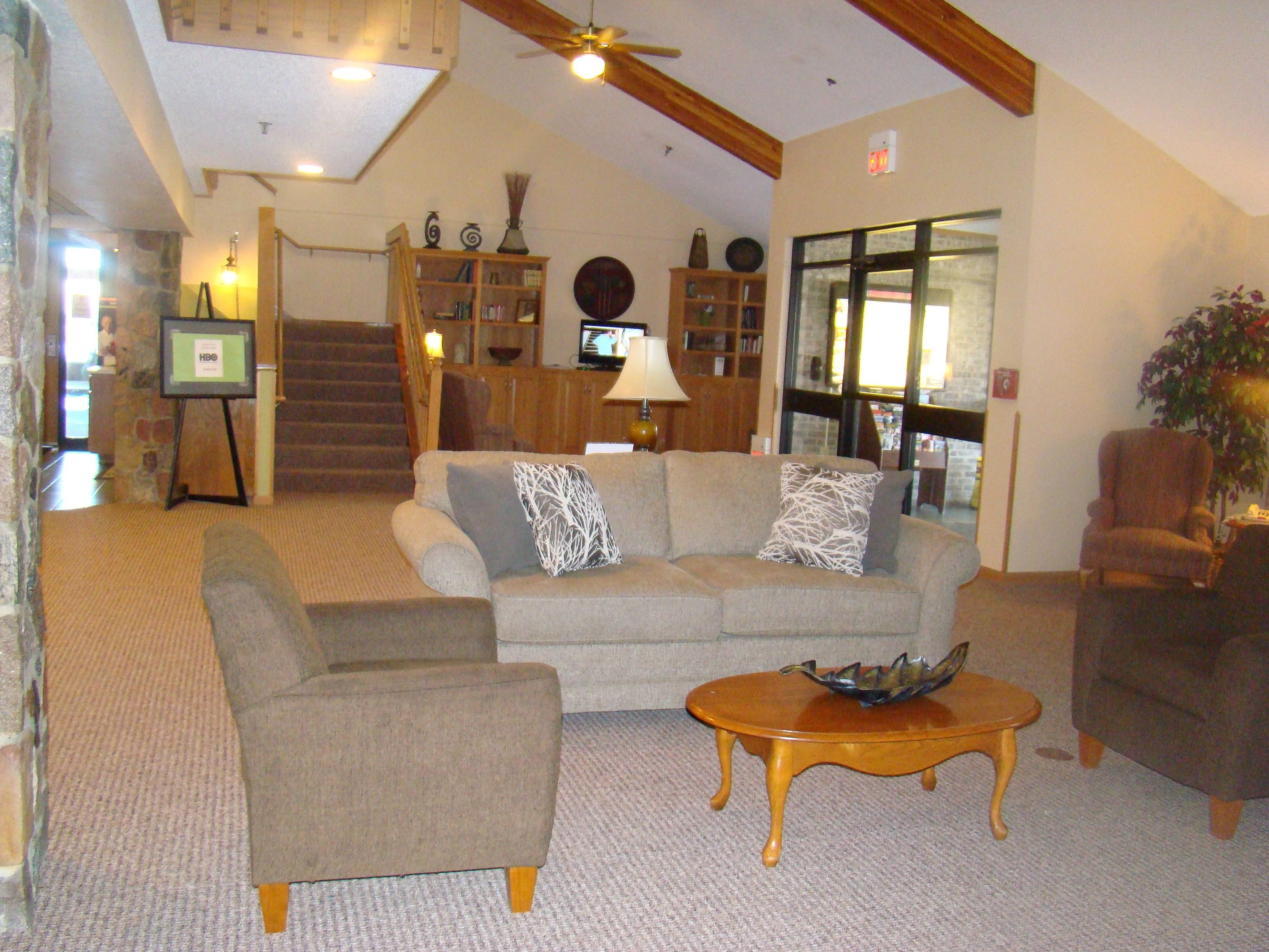 Sala de estar en el lobby