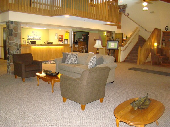 Lobby sitting area