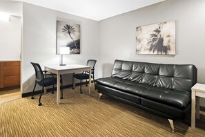 Suite, 2 Double Beds, Non Smoking, Refrigerator & Microwave (with Sofabed) | Desk, laptop workspace, iron/ironing board, free WiFi