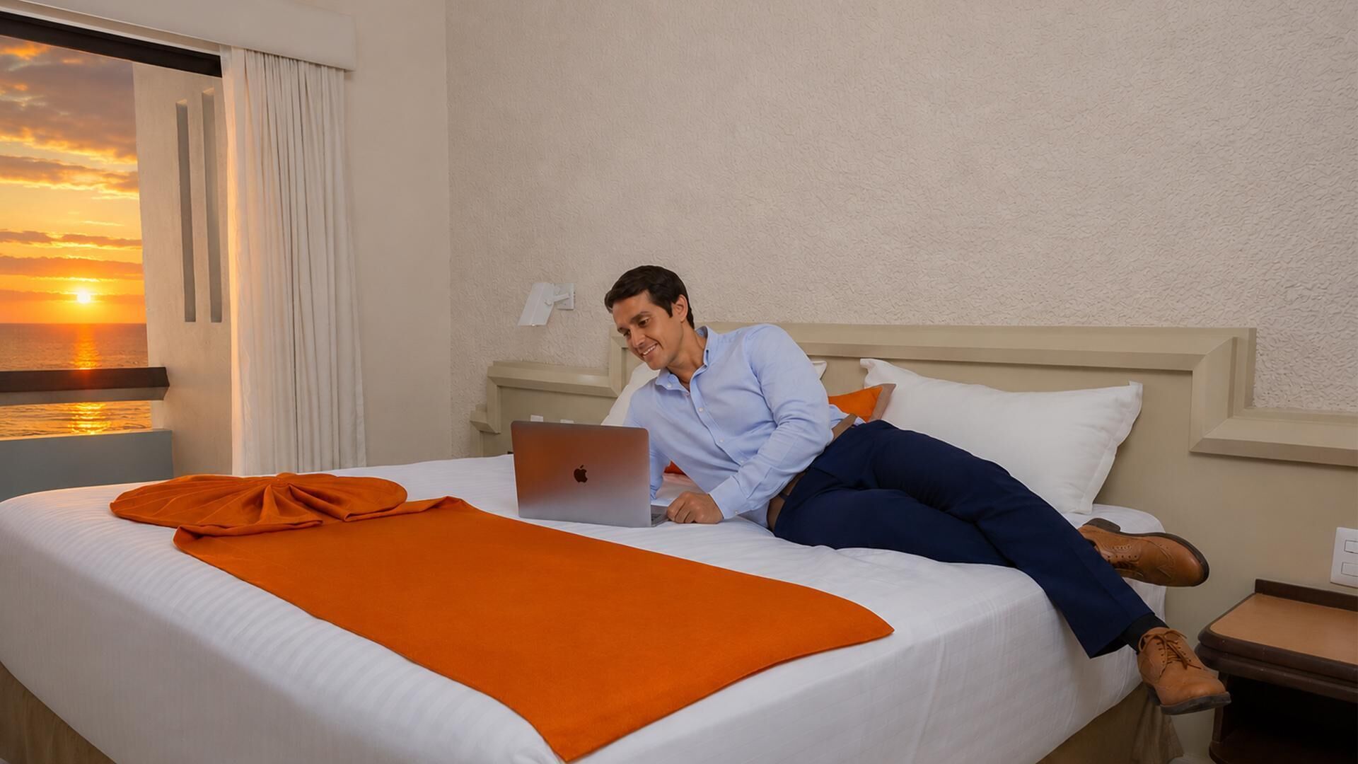 Premium bedding, blackout drapes, iron/ironing board, cribs (surcharge)