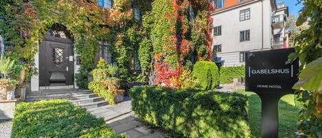 Majoituspaikan julkisivu