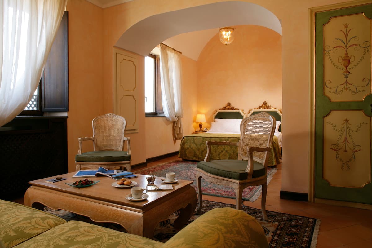 Junior Double Room, Sea View | Premium bedding, minibar, in-room safe, blackout curtains
