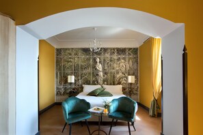 Superior Double Room, Sea View | Premium bedding, minibar, in-room safe, blackout curtains - Hotel San Francesco Al Monte (Naples)