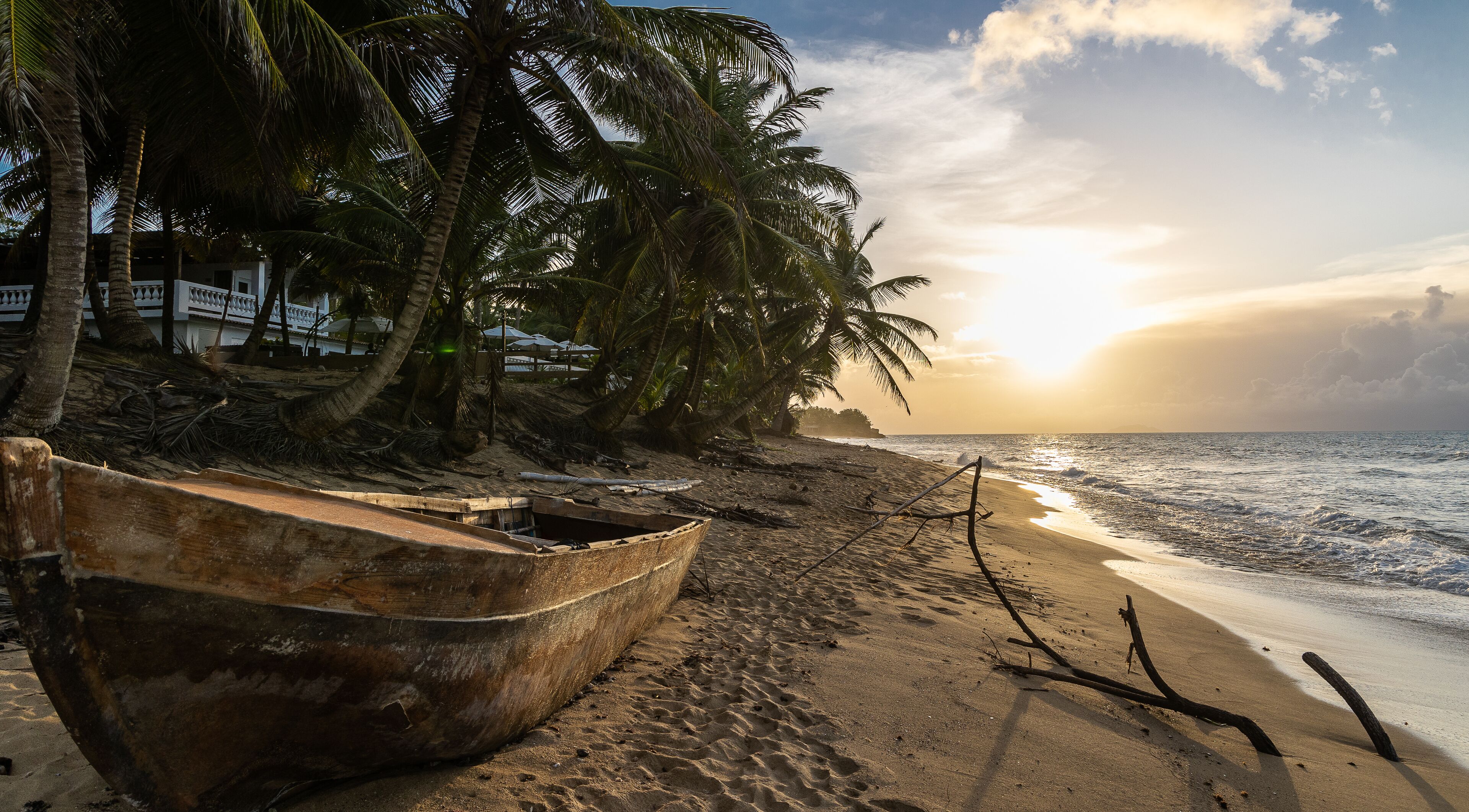 on the beach, beach towels