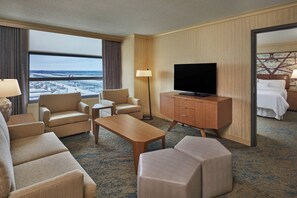 42-inch TV with cable channels