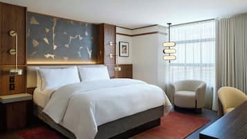 Pillowtop beds, in-room safe, desk, laptop workspace