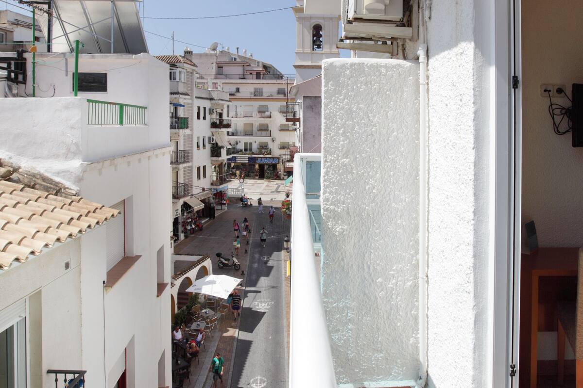 Dobbeltværelse til 1 person - balkon | Gadeudsigt