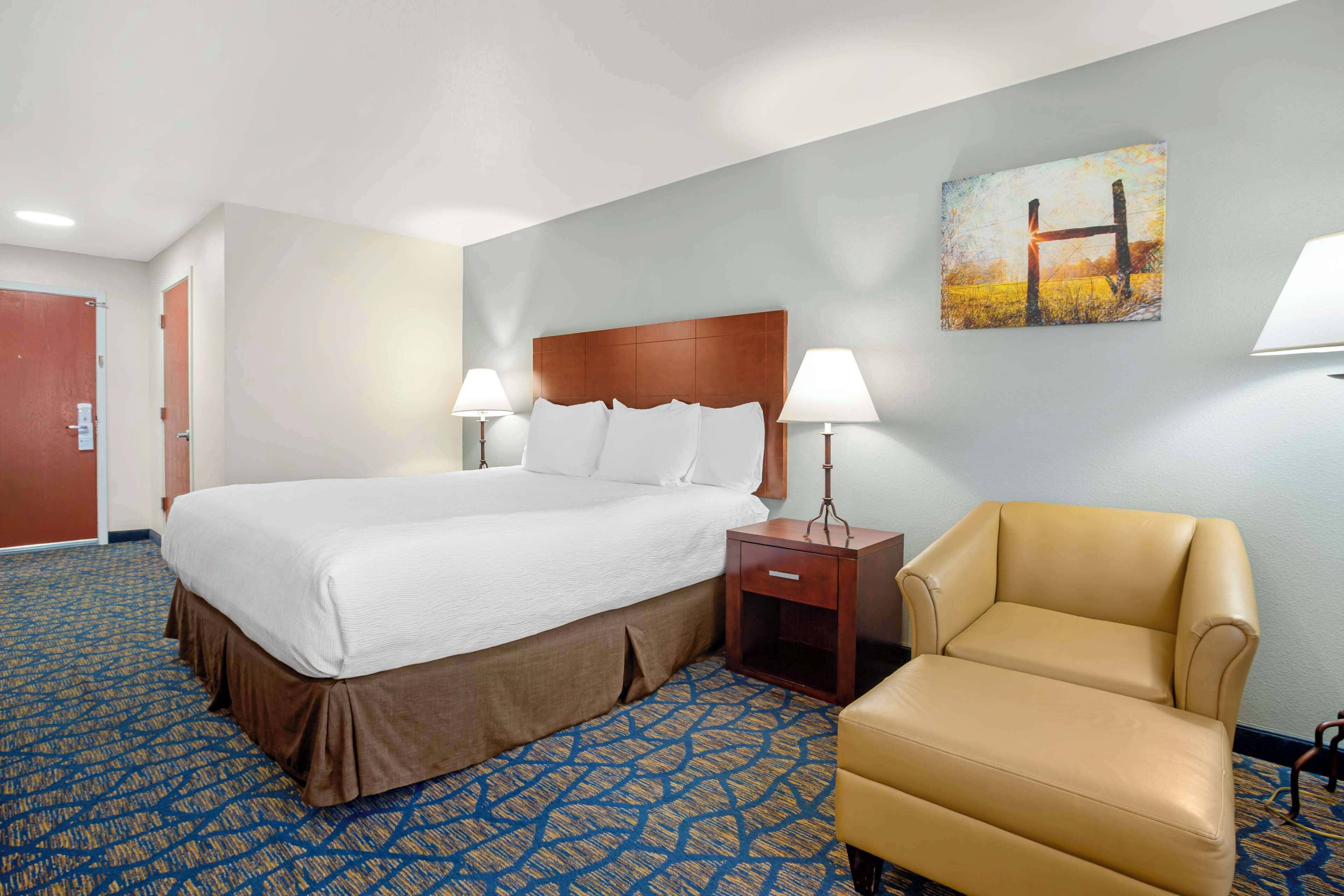 Standard Room, 1 King Bed, Non Smoking, Refrigerator & Microwave
