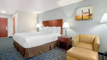 Standard Room, 1 King Bed, Non Smoking, Refrigerator & Microwave