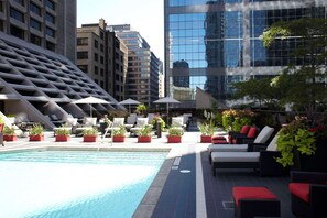 Indoor pool, outdoor pool