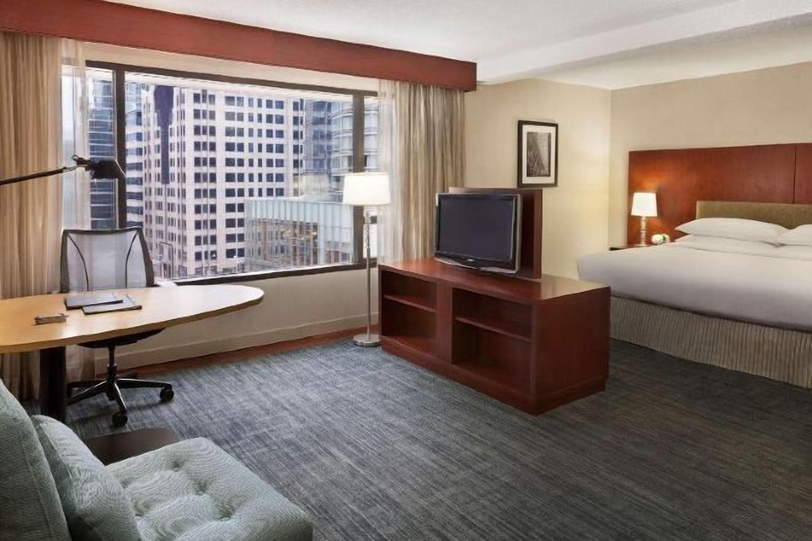 Premium bedding, pillow-top beds, in-room safe, individually decorated
