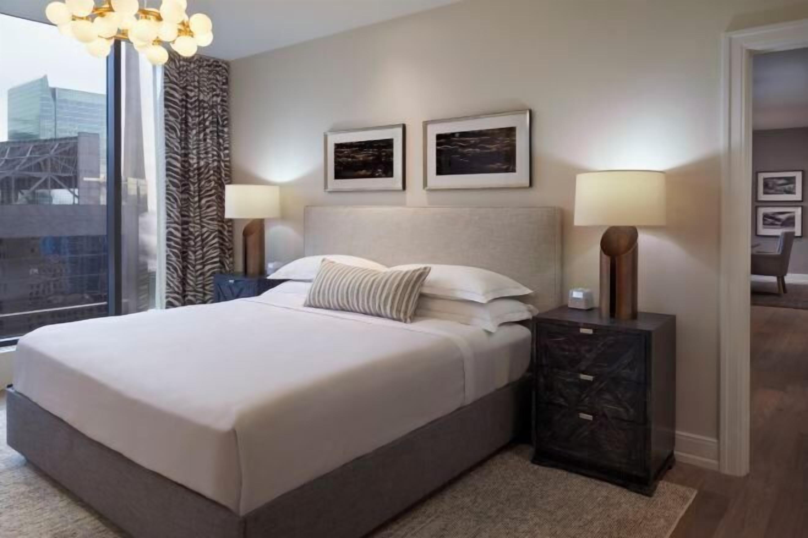 Premium bedding, pillowtop beds, in-room safe, individually decorated