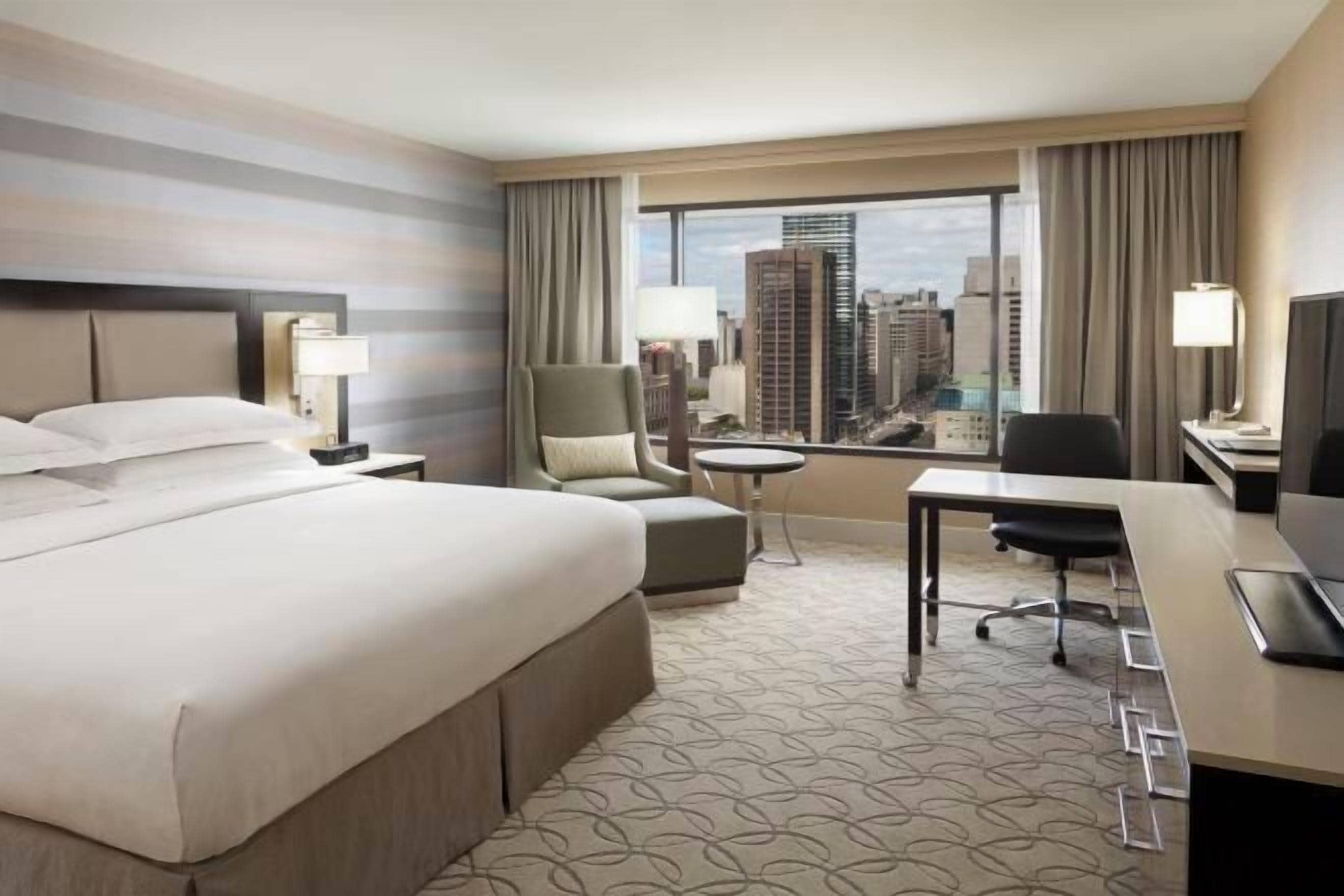 Premium bedding, pillowtop beds, in-room safe, individually decorated