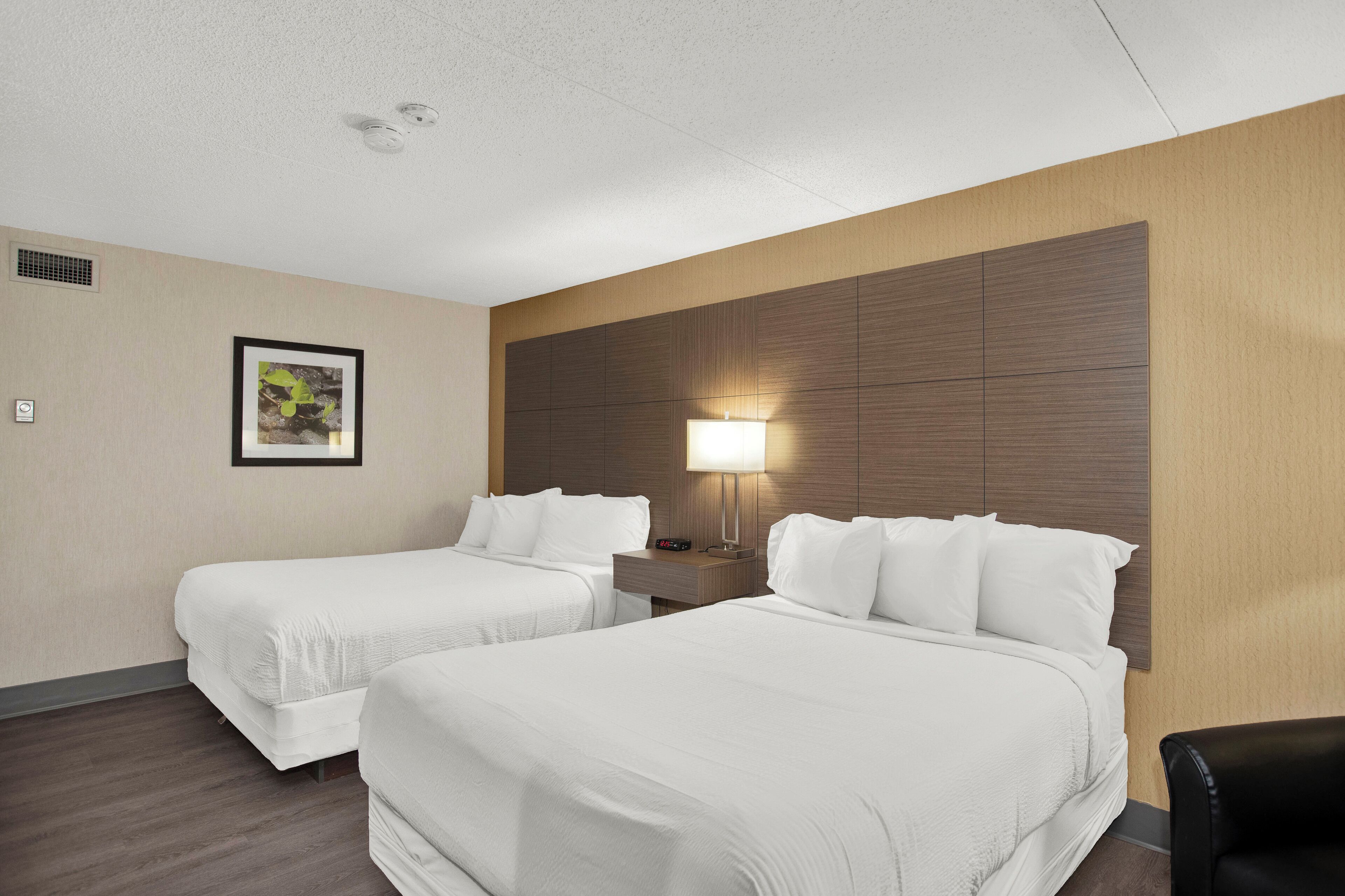 1 bedroom, desk, laptop workspace, blackout curtains