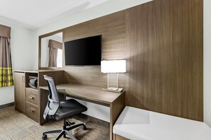 Desk, laptop workspace, soundproofing, iron/ironing board