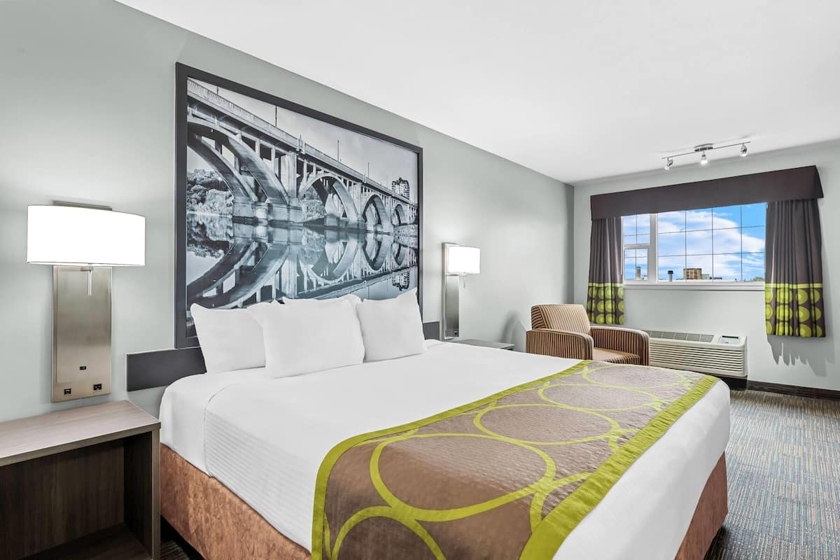 Business Room, 1 King Bed | Desk, laptop workspace, soundproofing, iron/ironing board