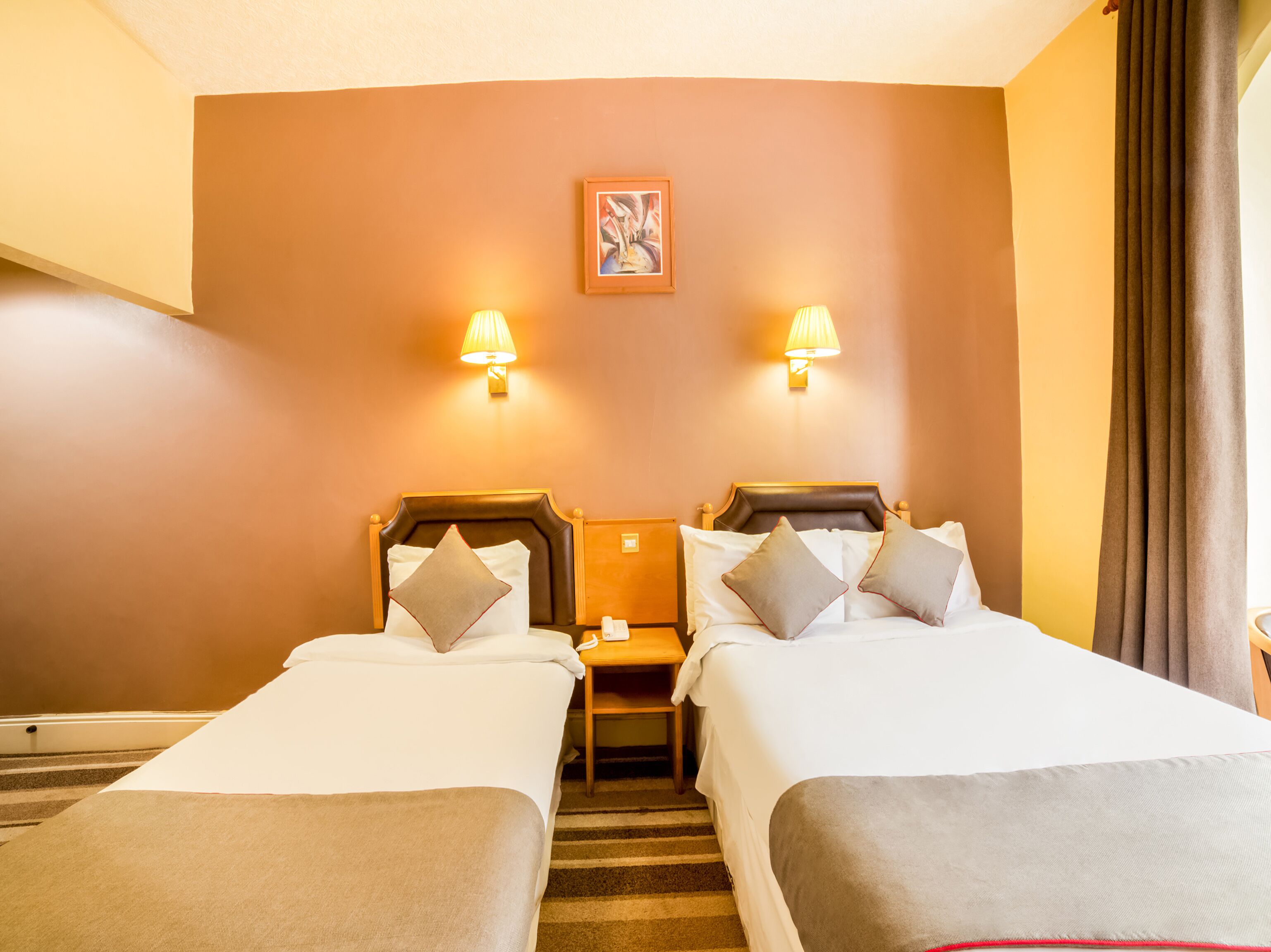 Desk, iron/ironing board, free WiFi, bed sheets