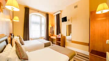 Desk, iron/ironing board, free WiFi, bed sheets