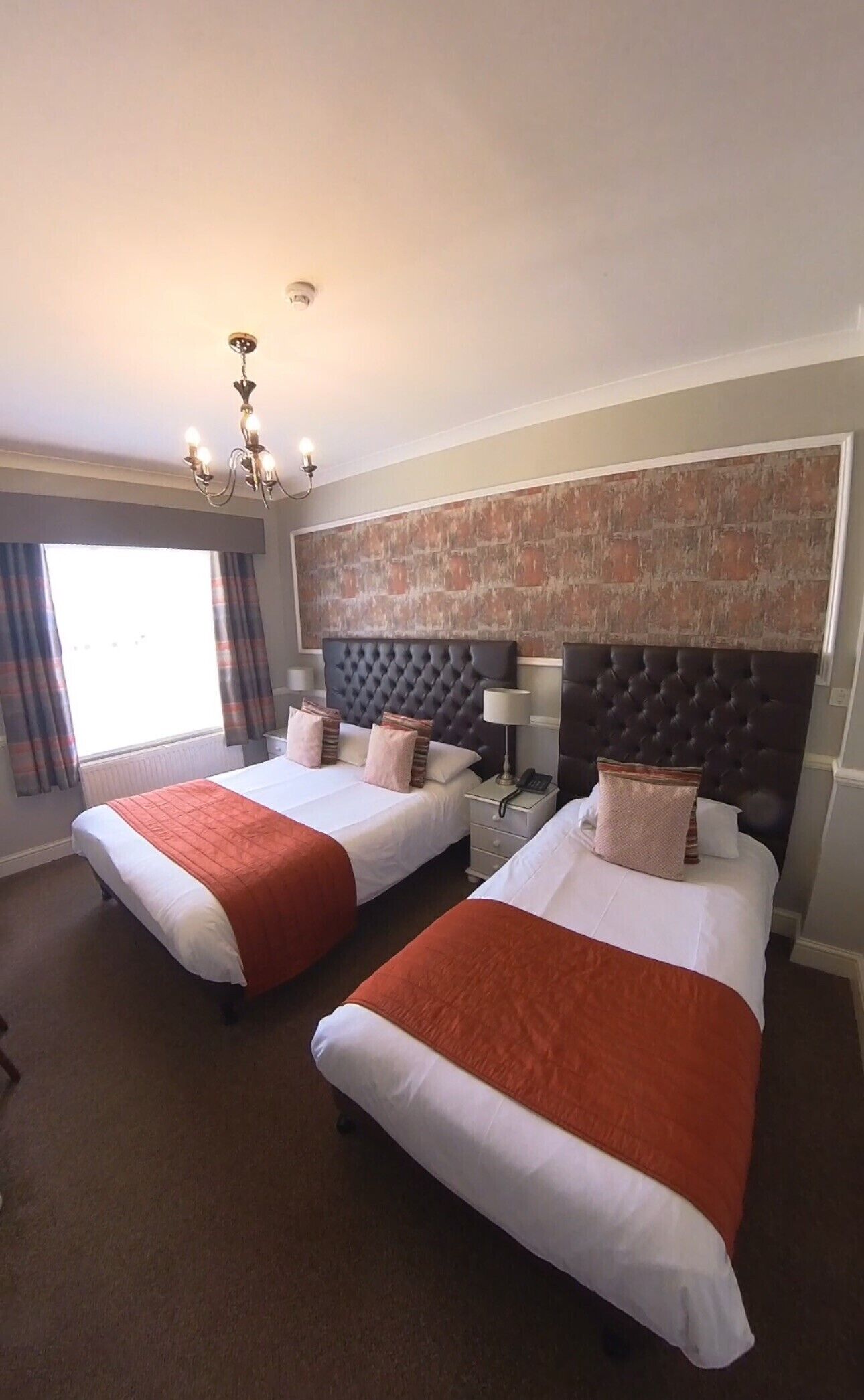 Hypo-allergenic bedding, desk, blackout curtains, iron/ironing board