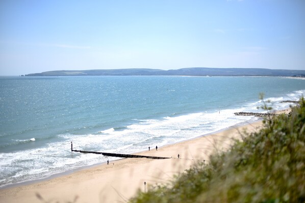 Vlak bij het strand