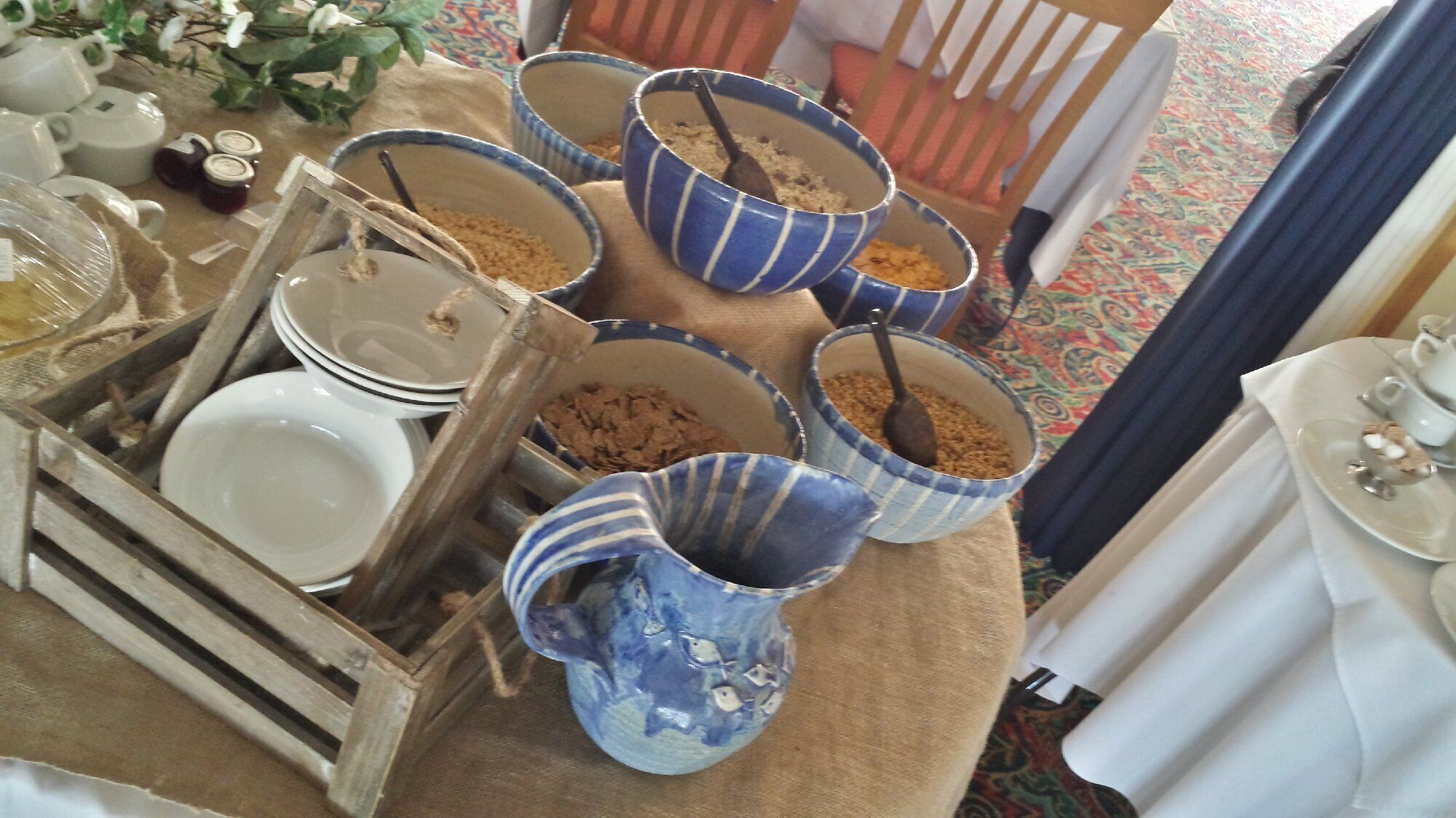 daily full breakfast (gbp 12.95 per person)