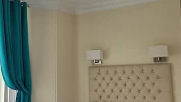 Room, 1 King Bed, Ensuite, Garden View | Iron/ironing board (on request), WiFi (free), bed sheets